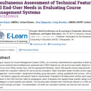 Click here:  Goyal Published Paper LMS User Experience